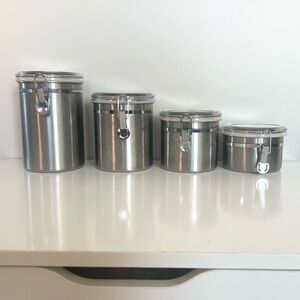 Stainless Steel Canister Set